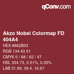 Farbcode: Akzo Nobel Colormap FD - 404A4 | qconv.com