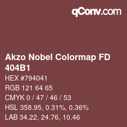 Código de color: Akzo Nobel Colormap FD - 404B1 | qconv.com