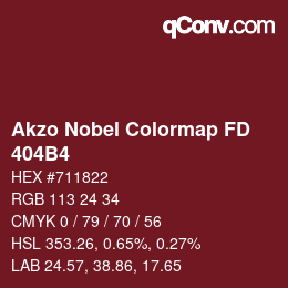 Farbcode: Akzo Nobel Colormap FD - 404B4 | qconv.com