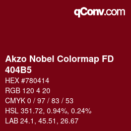 Código de color: Akzo Nobel Colormap FD - 404B5 | qconv.com