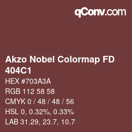 カラーコード: Akzo Nobel Colormap FD - 404C1 | qconv.com