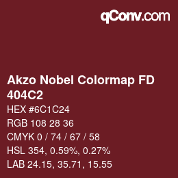 Farbcode: Akzo Nobel Colormap FD - 404C2 | qconv.com