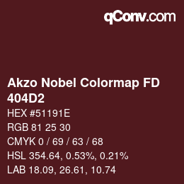 Farbcode: Akzo Nobel Colormap FD - 404D2 | qconv.com