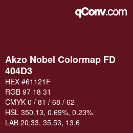 Code couleur: Akzo Nobel Colormap FD - 404D3 | qconv.com