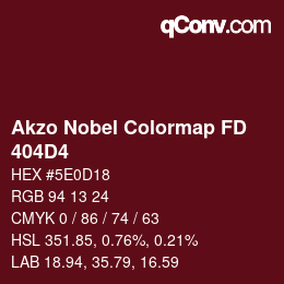 Código de color: Akzo Nobel Colormap FD - 404D4 | qconv.com