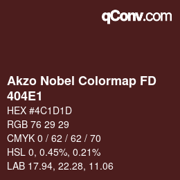 Farbcode: Akzo Nobel Colormap FD - 404E1 | qconv.com