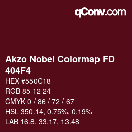 Farbcode: Akzo Nobel Colormap FD - 404F4 | qconv.com