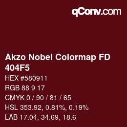 Código de color: Akzo Nobel Colormap FD - 404F5 | qconv.com