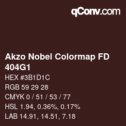 Farbcode: Akzo Nobel Colormap FD - 404G1 | qconv.com