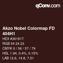 Farbcode: Akzo Nobel Colormap FD - 404H1 | qconv.com