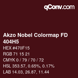 Code couleur: Akzo Nobel Colormap FD - 404H5 | qconv.com