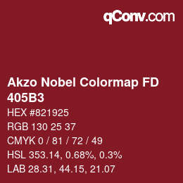 Color code: Akzo Nobel Colormap FD - 405B3 | qconv.com