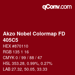 Código de color: Akzo Nobel Colormap FD - 405C5 | qconv.com