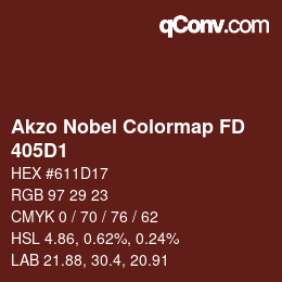 Code couleur: Akzo Nobel Colormap FD - 405D1 | qconv.com
