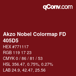 Color code: Akzo Nobel Colormap FD - 405D5 | qconv.com