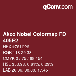 Code couleur: Akzo Nobel Colormap FD - 405E2 | qconv.com