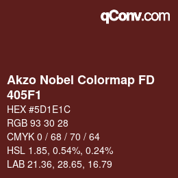 Color code: Akzo Nobel Colormap FD - 405F1 | qconv.com