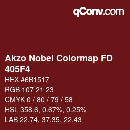 Color code: Akzo Nobel Colormap FD - 405F4 | qconv.com