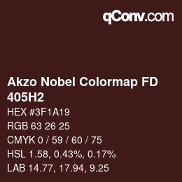 Code couleur: Akzo Nobel Colormap FD - 405H2 | qconv.com