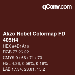 Color code: Akzo Nobel Colormap FD - 405H4 | qconv.com