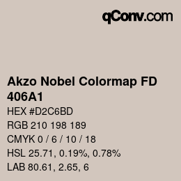 Código de color: Akzo Nobel Colormap FD - 406A1 | qconv.com