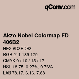Color code: Akzo Nobel Colormap FD - 406B2 | qconv.com
