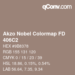 Color code: Akzo Nobel Colormap FD - 406C2 | qconv.com