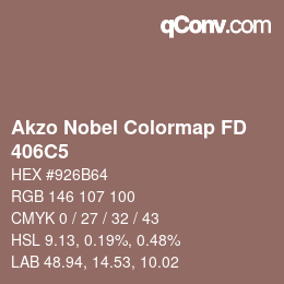 Color code: Akzo Nobel Colormap FD - 406C5 | qconv.com