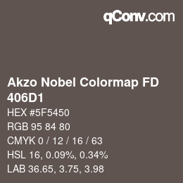 Farbcode: Akzo Nobel Colormap FD - 406D1 | qconv.com