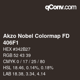 Farbcode: Akzo Nobel Colormap FD - 406F1 | qconv.com
