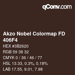 Farbcode: Akzo Nobel Colormap FD - 406F4 | qconv.com