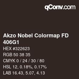 Code couleur: Akzo Nobel Colormap FD - 406G1 | qconv.com