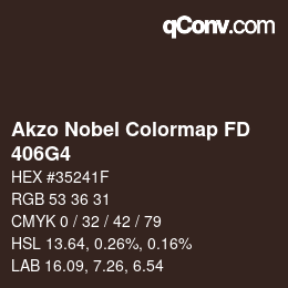 Code couleur: Akzo Nobel Colormap FD - 406G4 | qconv.com