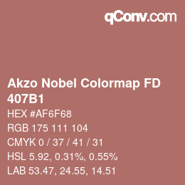 Code couleur: Akzo Nobel Colormap FD - 407B1 | qconv.com
