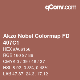 Código de color: Akzo Nobel Colormap FD - 407C1 | qconv.com