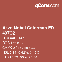カラーコード: Akzo Nobel Colormap FD - 407C2 | qconv.com