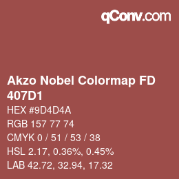 Color code: Akzo Nobel Colormap FD - 407D1 | qconv.com