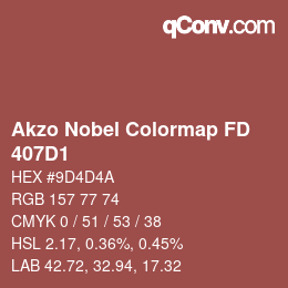Code couleur: Akzo Nobel Colormap FD - 407D1 | qconv.com