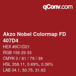 Farbcode: Akzo Nobel Colormap FD - 407D4 | qconv.com