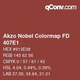 Color code: Akzo Nobel Colormap FD - 407E1 | qconv.com