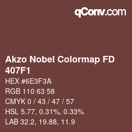 Code couleur: Akzo Nobel Colormap FD - 407F1 | qconv.com