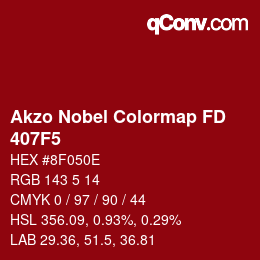 Color code: Akzo Nobel Colormap FD - 407F5 | qconv.com