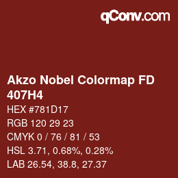 Color code: Akzo Nobel Colormap FD - 407H4 | qconv.com