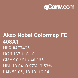 カラーコード: Akzo Nobel Colormap FD - 408A1 | qconv.com