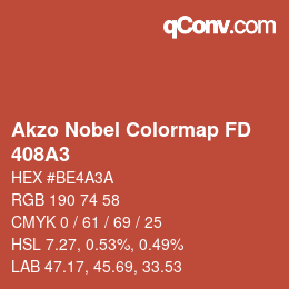 カラーコード: Akzo Nobel Colormap FD - 408A3 | qconv.com