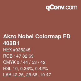 Código de color: Akzo Nobel Colormap FD - 408B1 | qconv.com