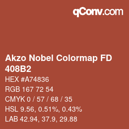 Color code: Akzo Nobel Colormap FD - 408B2 | qconv.com