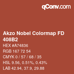 カラーコード: Akzo Nobel Colormap FD - 408B2 | qconv.com