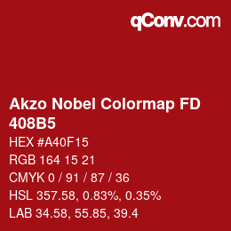 Color code: Akzo Nobel Colormap FD - 408B5 | qconv.com