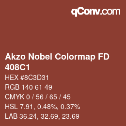 Color code: Akzo Nobel Colormap FD - 408C1 | qconv.com